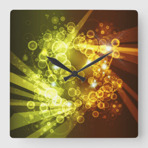 Abstract Art 8 Clock