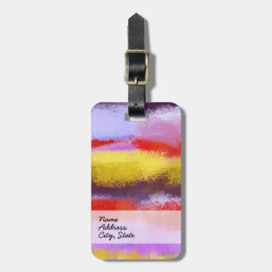 Abstract Art Abstract Painting 38 Luggage Tag