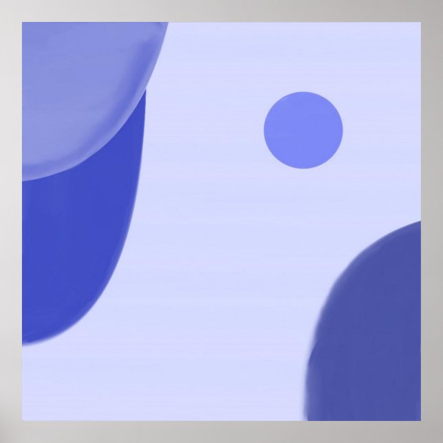 abstract art acrylic colours poster (Front)
