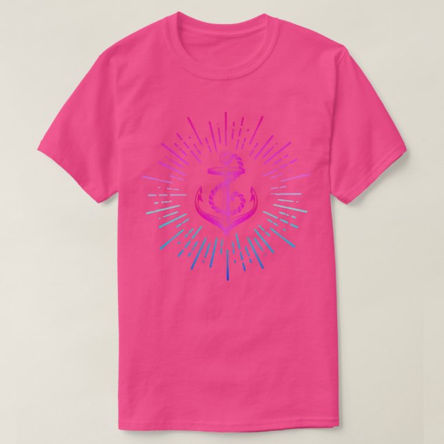 Abstract art anchor T-Shirt (Design Front)