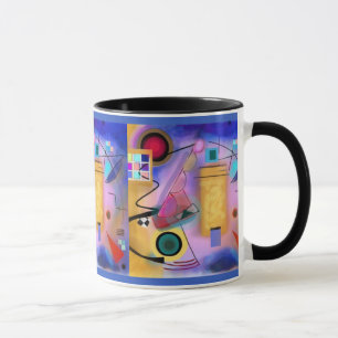 Abstract Art and Cubist Inspired mug