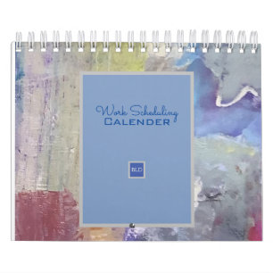 Abstract Art and Monthly Bible Verse Calendar