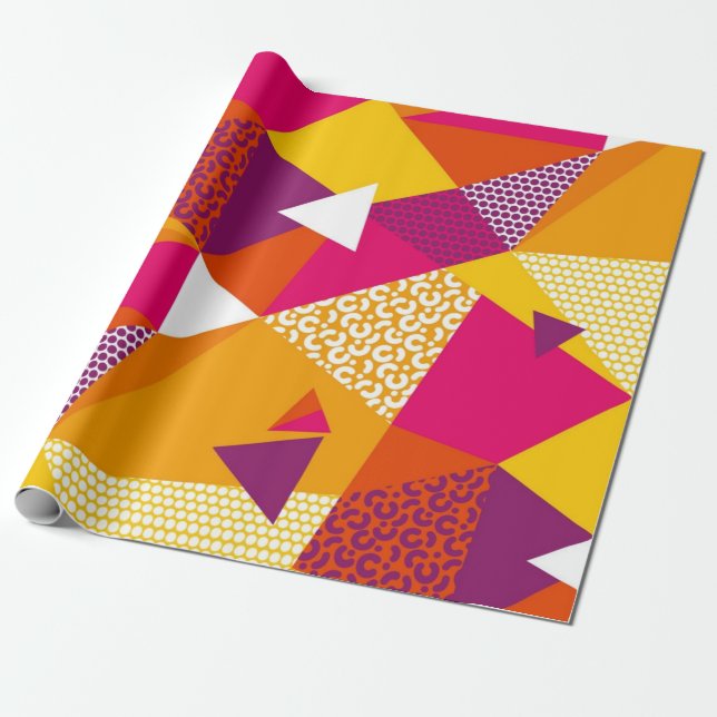 abstract, art, artistic, design, pattern wrapping paper (Unrolled)