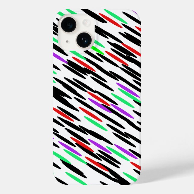 Abstract Art Attack Case-Mate iPhone Case (Back)