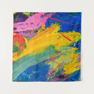 Abstract art background. Hand-painted background. Tapestry
