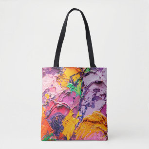 Abstract art background. Oil painting on canvas. M Tote Bag