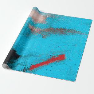 Abstract Art Backgroundart,paint,fine,blue,canvas, Wrapping Paper