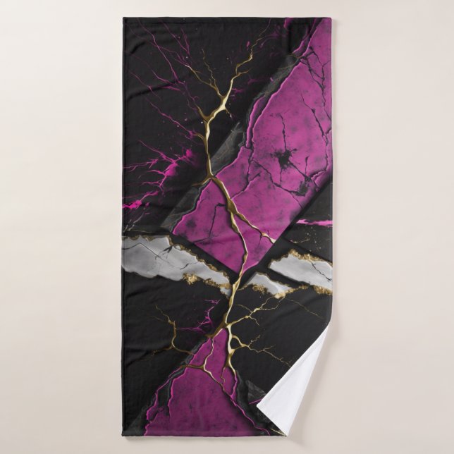 Abstract art beach towel (Bath Towel)