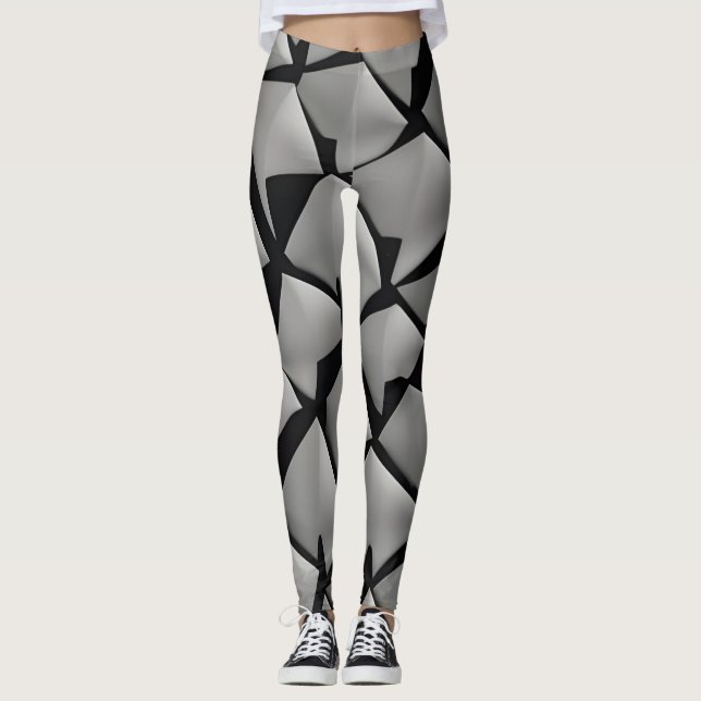 Abstract art beautiful Leggings (Front)