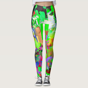 Abstract art beautiful Leggings
