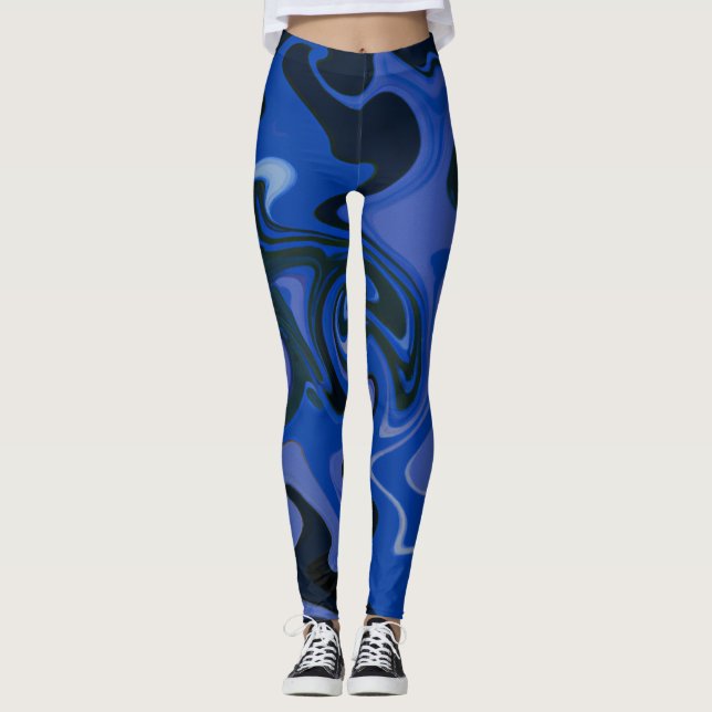 Abstract art beautiful Leggings (Front)