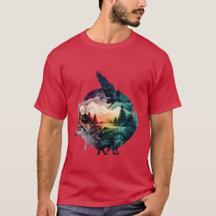 Abstract Art Beautiful Nature Miture of Animals vi T-Shirt