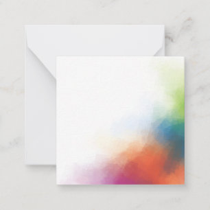 Abstract Art Blank Template Trendy Colourful