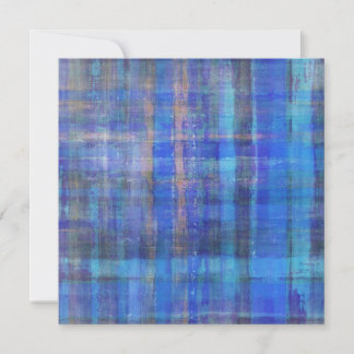 Abstract Art Blue Invitation Card