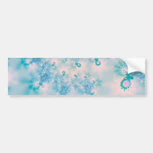 Abstract Art Blue Meditation Bumper Sticker