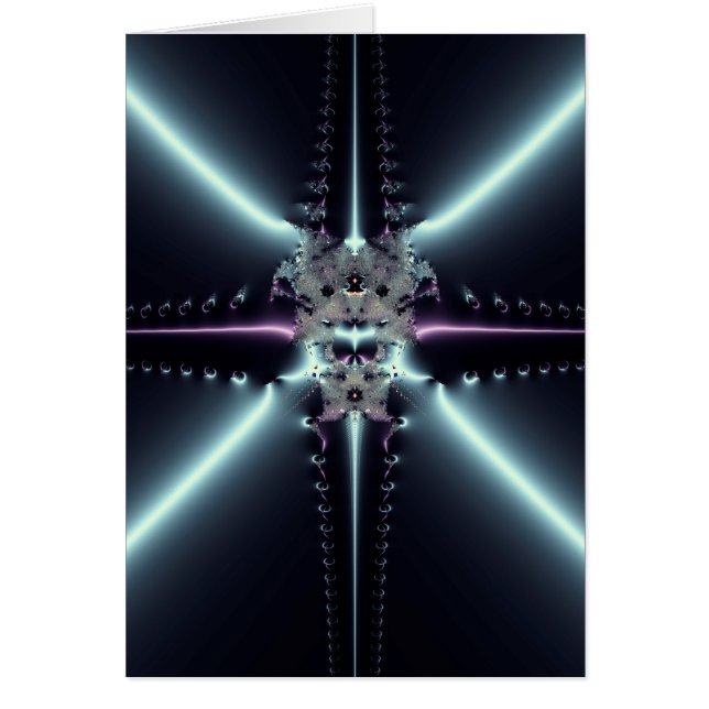 Abstract Art Blue Star (Front)