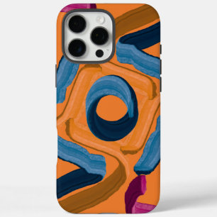 Abstract art, Blue's Nest iPhone 16 Pro Max Case