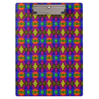Abstract Art Bright Pattern Clipboard