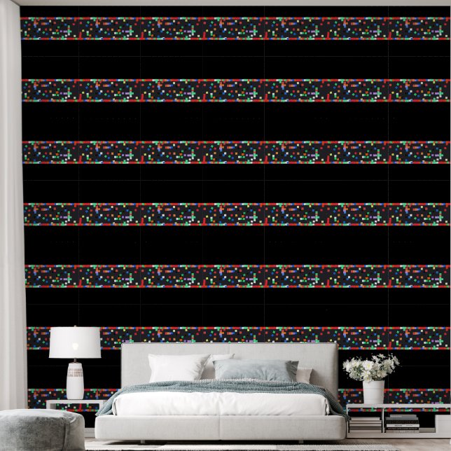 Abstract Art by Kids Wallpaper (Bedroom)