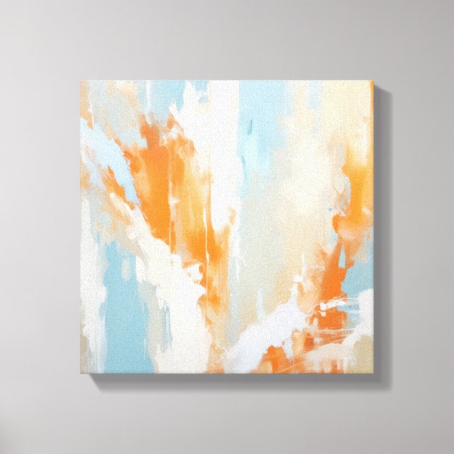 Abstract art canvas print (Front)