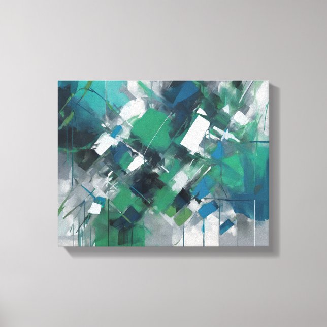 Abstract art canvas print (Front)