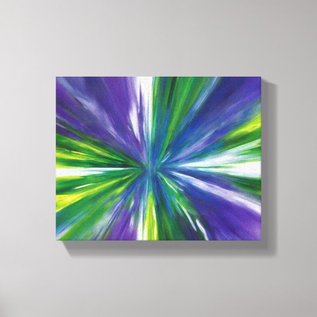 abstract art canvas print (Front)