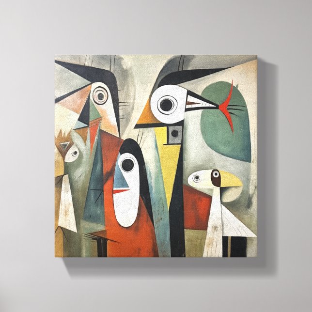 Abstract art canvas print (Front)
