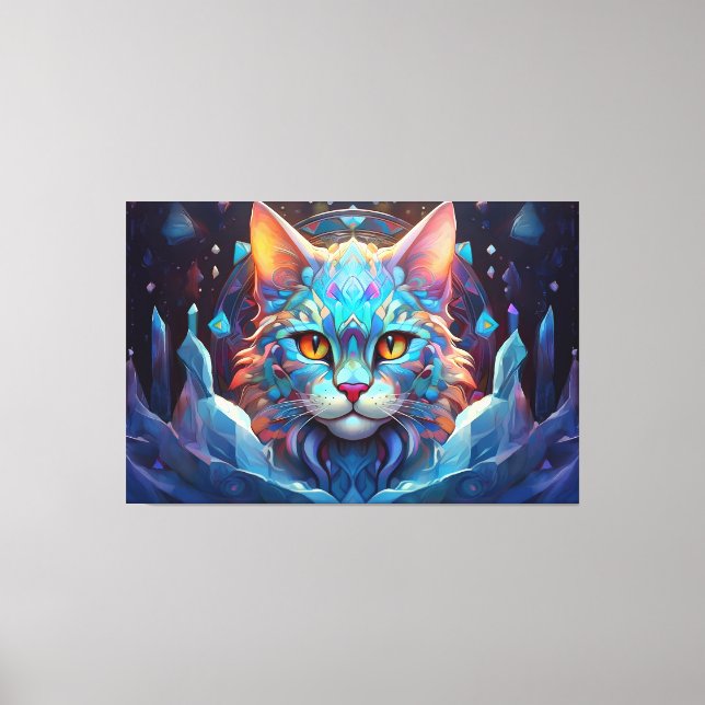 Abstract art canvas print (Front)