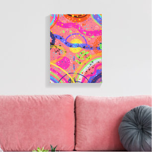 Abstract Art: Celestial Dreaming Canvas Print
