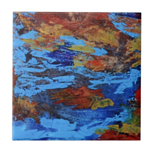 Abstract Art Ceramic Tile
