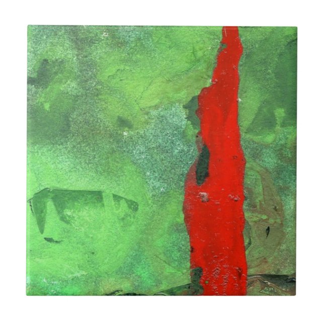 Abstract Art Ceramic Tile (Front)