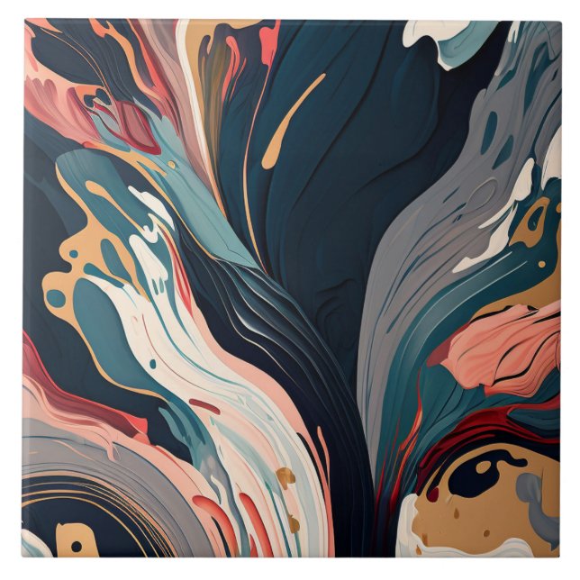 Abstract Art Ceramic Tiles (Front)
