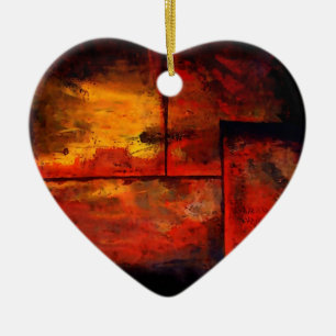 Abstract Art Ceramic Tree Decoration