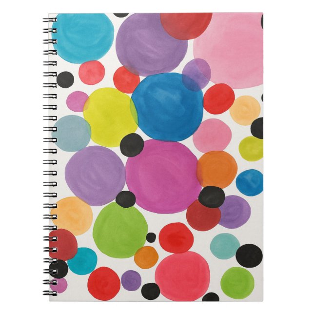 Abstract Art Circles  Notebook (Front)