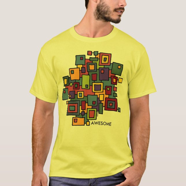 Abstract ART - CITY MAPS II T-Shirt (Front)