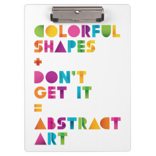 Abstract Art Clipboard