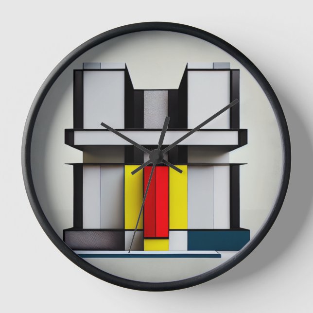 Abstract art clock (Front)