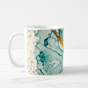 Abstract Art Clouds: Translucent Ink Coffee Mug