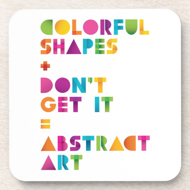 Abstract Art Coaster (Front)