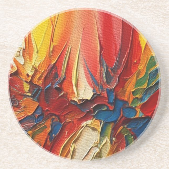 Abstract Art Coaster (Front)