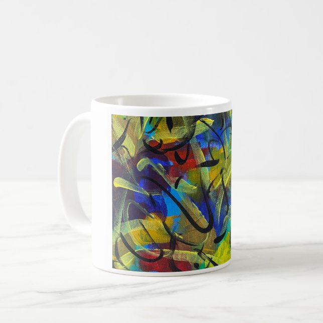 Abstract Art Coffee Mug (Front Left)