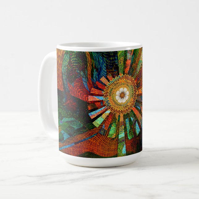 Abstract Art Coffee Mug (Front Left)