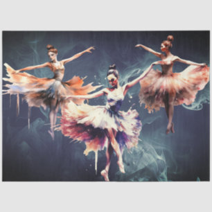 Abstract Art Collage Ballet Dancers Decoupage Tissue Paper