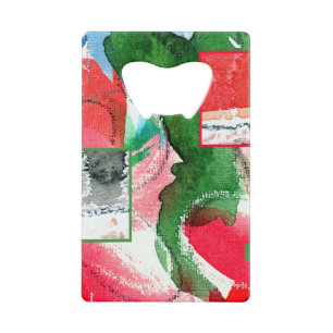 abstract art collage, mixed media and watercolor 2