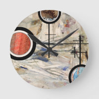 abstract art collage, mixed media and watercolor 3