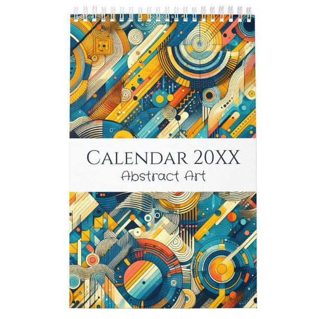 Abstract art collection calendar (Cover)