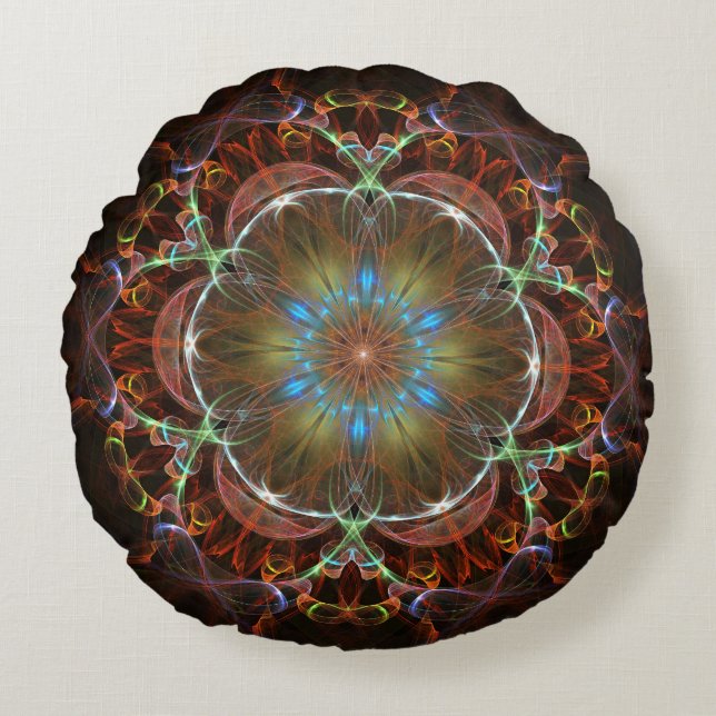 Abstract Art Collection Round Cushion (Front)