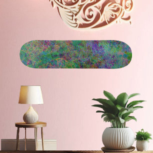 Abstract Art Colorful Mystic Ocean Waves Skateboard