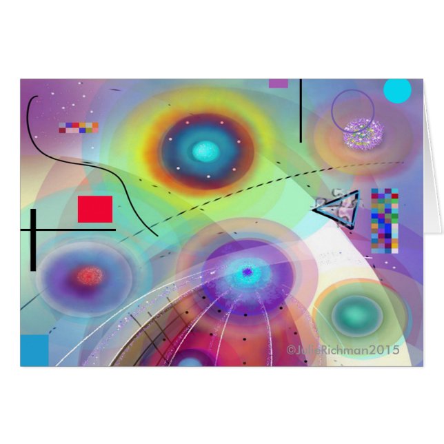 Abstract Art Colour Circles (Front Horizontal)