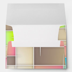 Abstract Art Colourful Background Envelope